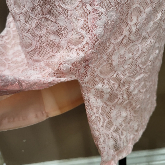 Roam Mykonos Pink Lace Sheath Dress sz XS - Picture 4 of 8